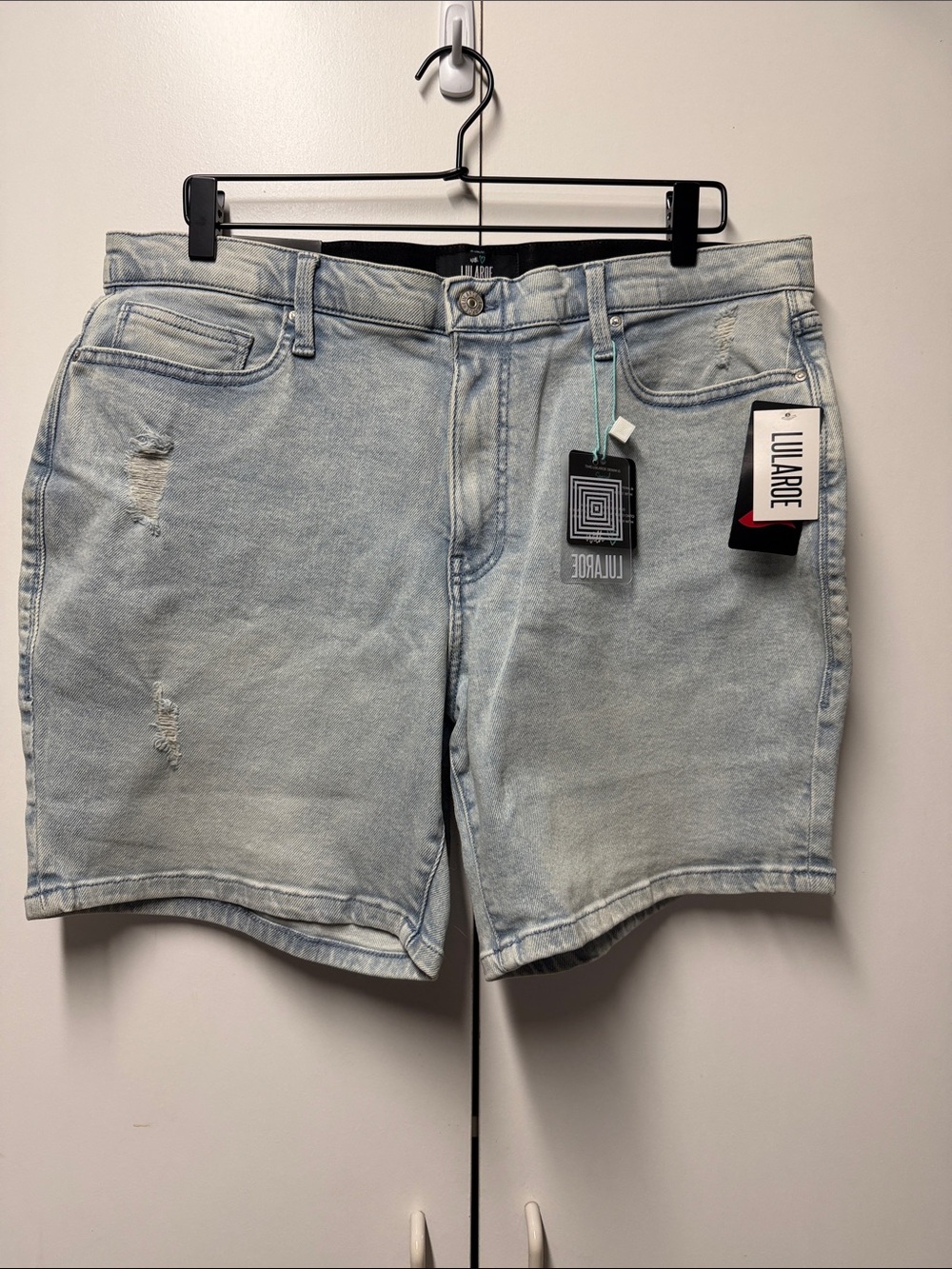 Lularoe Relaxed Fit Light Denim Shorts
